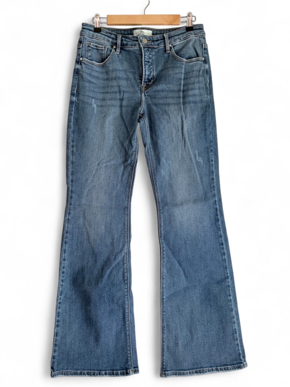 Risen Boot Cut Distressed Denim Jeans Size 9/29